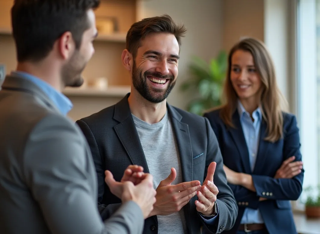 Marketing consultant coaching startup founder